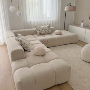 7 seater bubbled sofa
